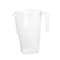 Smarty Had A Party 52 oz. Clear Square Plastic Disposable Pitchers (24 Pitchers), 24PK 552S-CASE - alternate 1